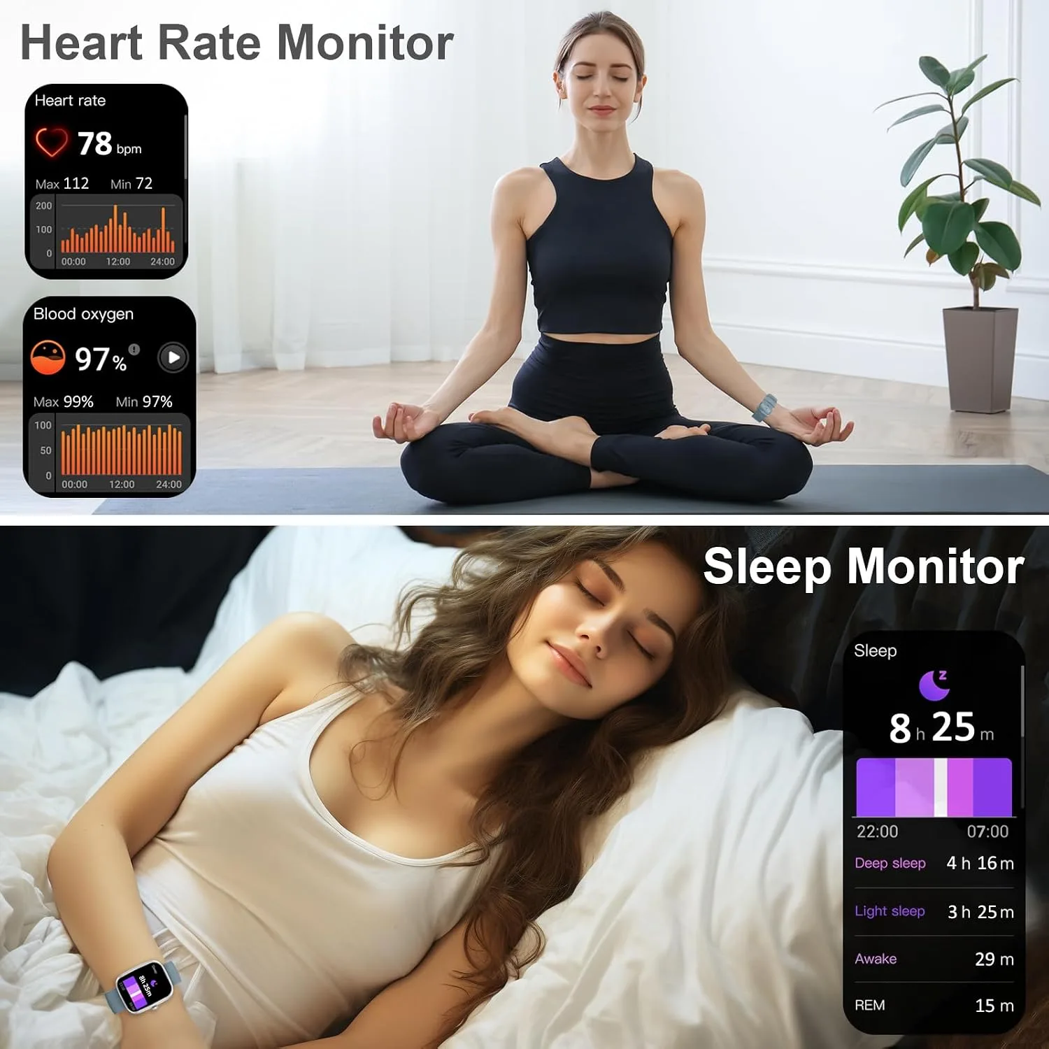 Smart Watch for Men Women, 1.91" Smartwatch (Answer/Make Call) Gray