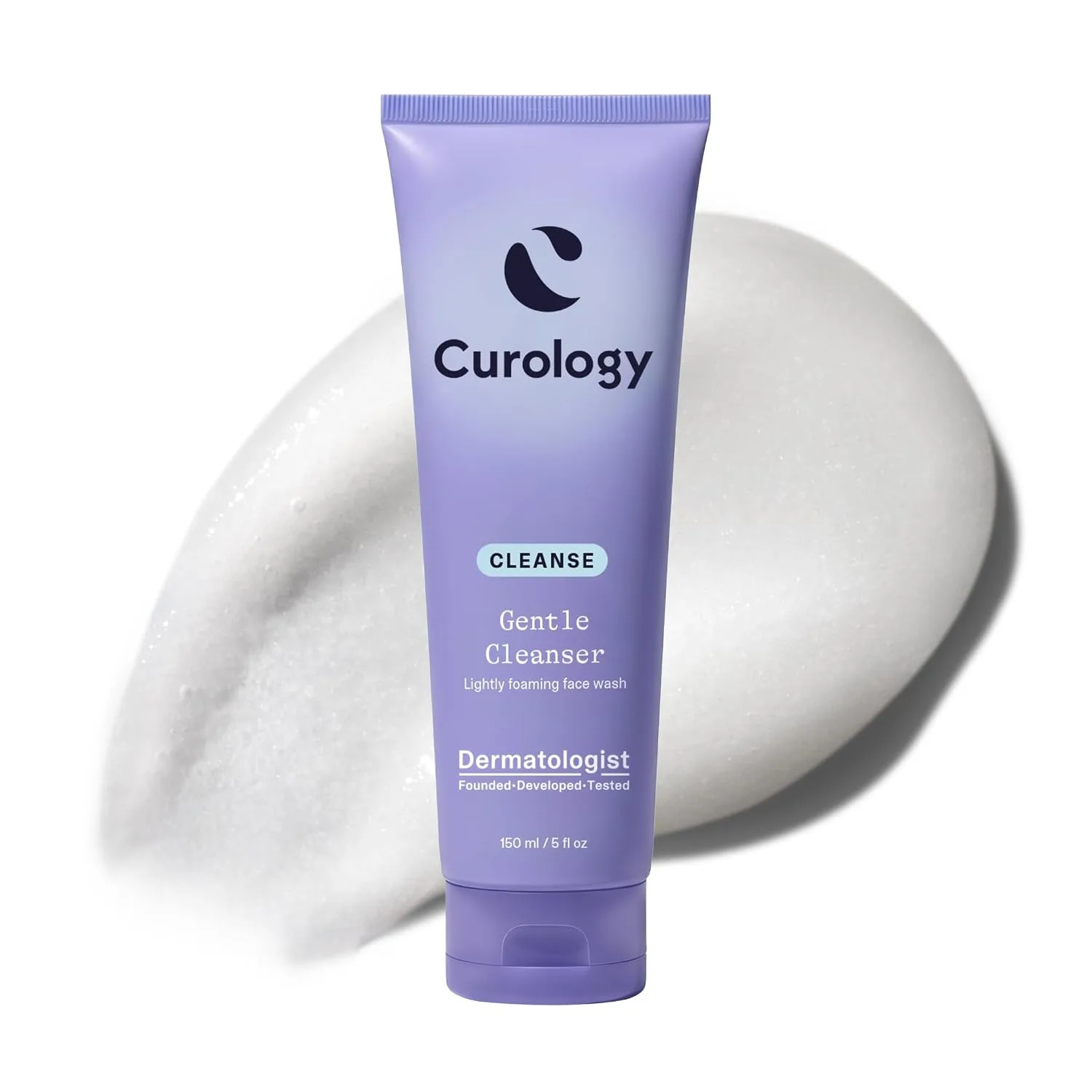 Curology Gentle Face Wash for Sensitive Skin, Hydrating Foaming Cleanser