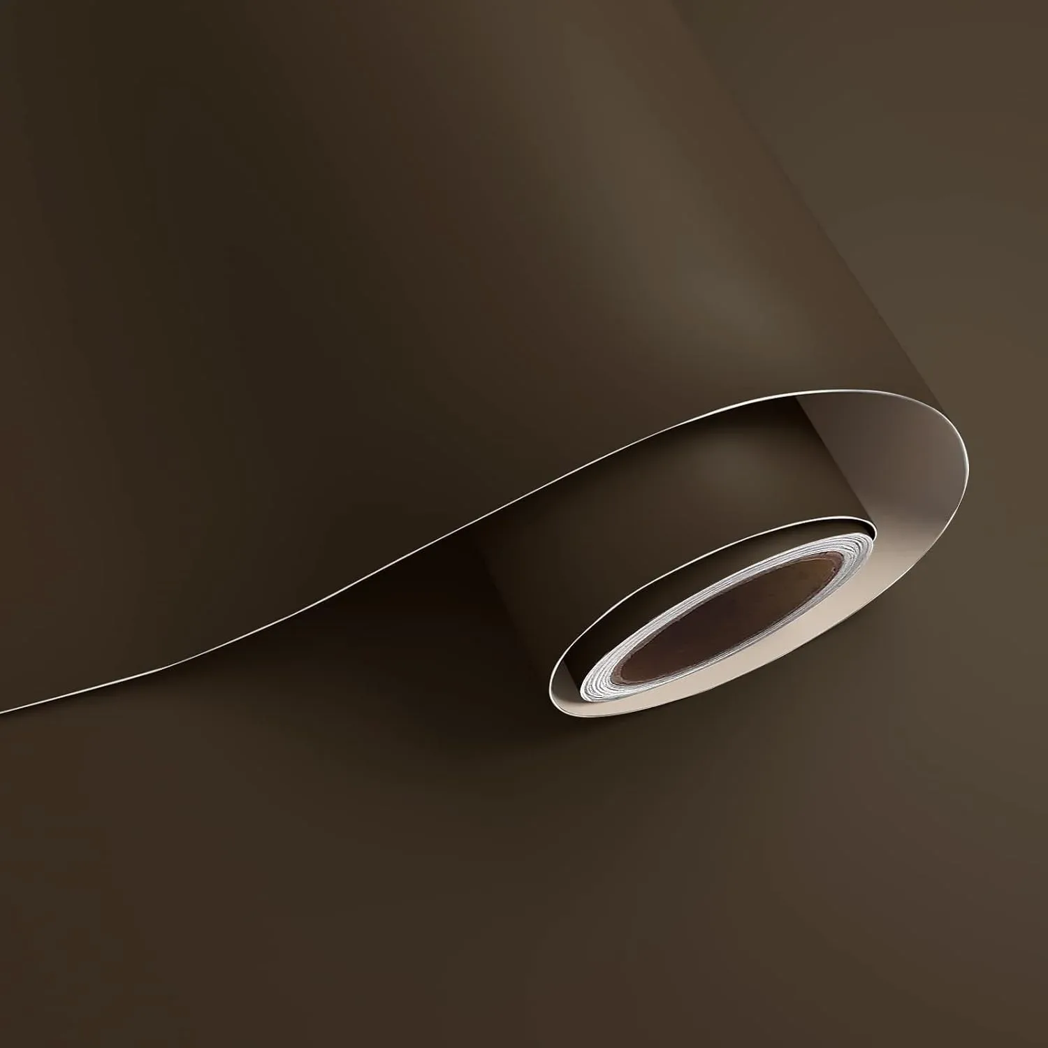VaryPaper 32"x118" Large Size Brown Wallpaper Peel and Stick Solid Contact Paper for Countertops Waterproof Self Adhesive Vinyl Wall Paper Removable Stick on Wallpaper for Cabinets Shelves Desk Drawer