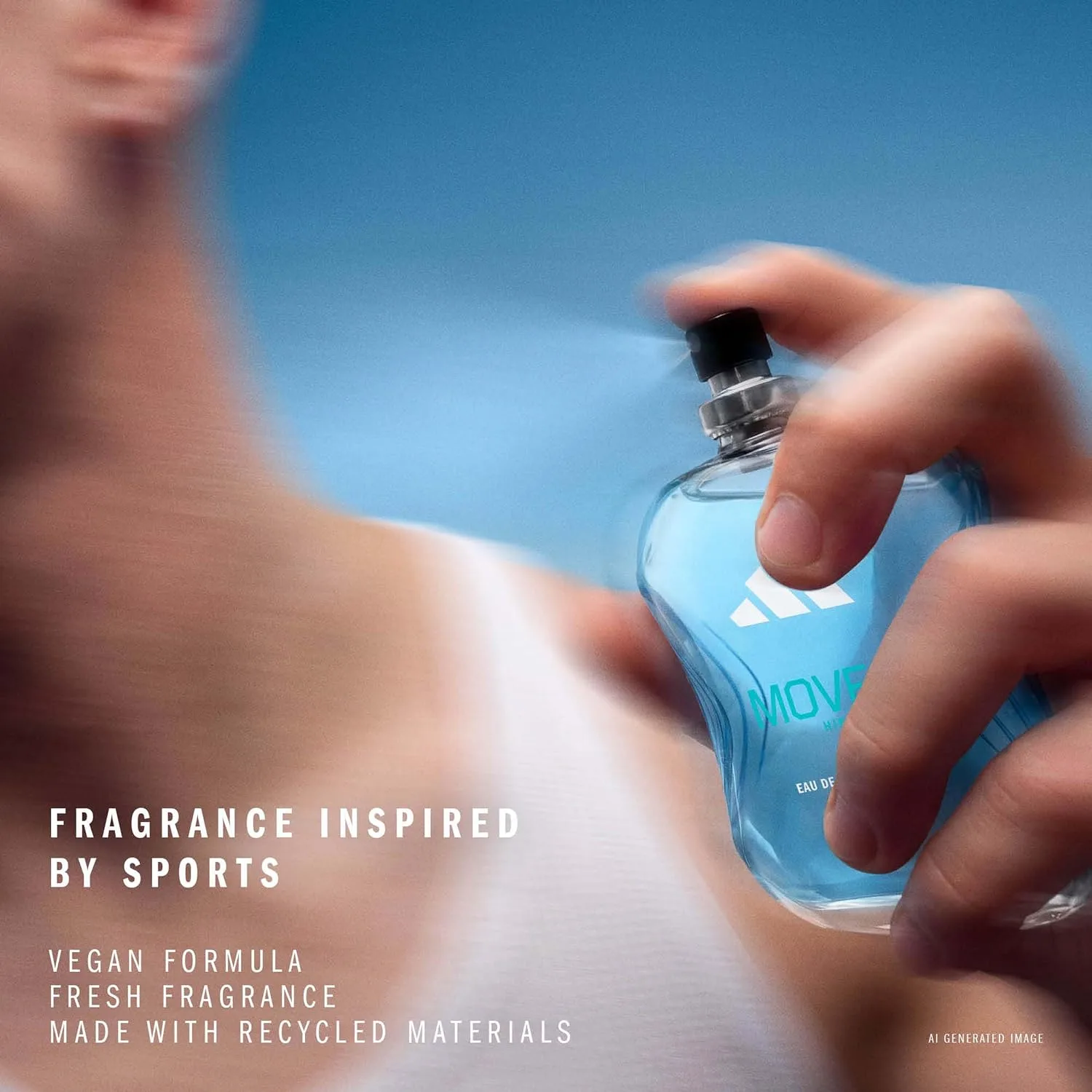 adidas Moves for Him Giftset including Eau de Toilette (50ml, 1.6fl oz.) and Body Fragrance (75ml, 2.5fl oz), Notes of Green Apple, Cedarwood, Musk, Men's Fragrance, Long Lasting, Sporty Fragrance