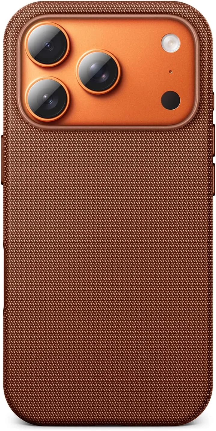 Carcasa para iPhone 17 Pro Mkeke Techwoven Naranja