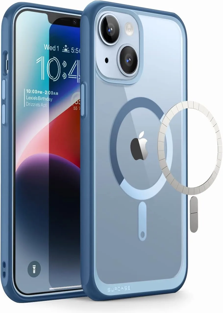 SUPCASE for iPhone 14 Plus Case, Compatible with MagSafe, Azure