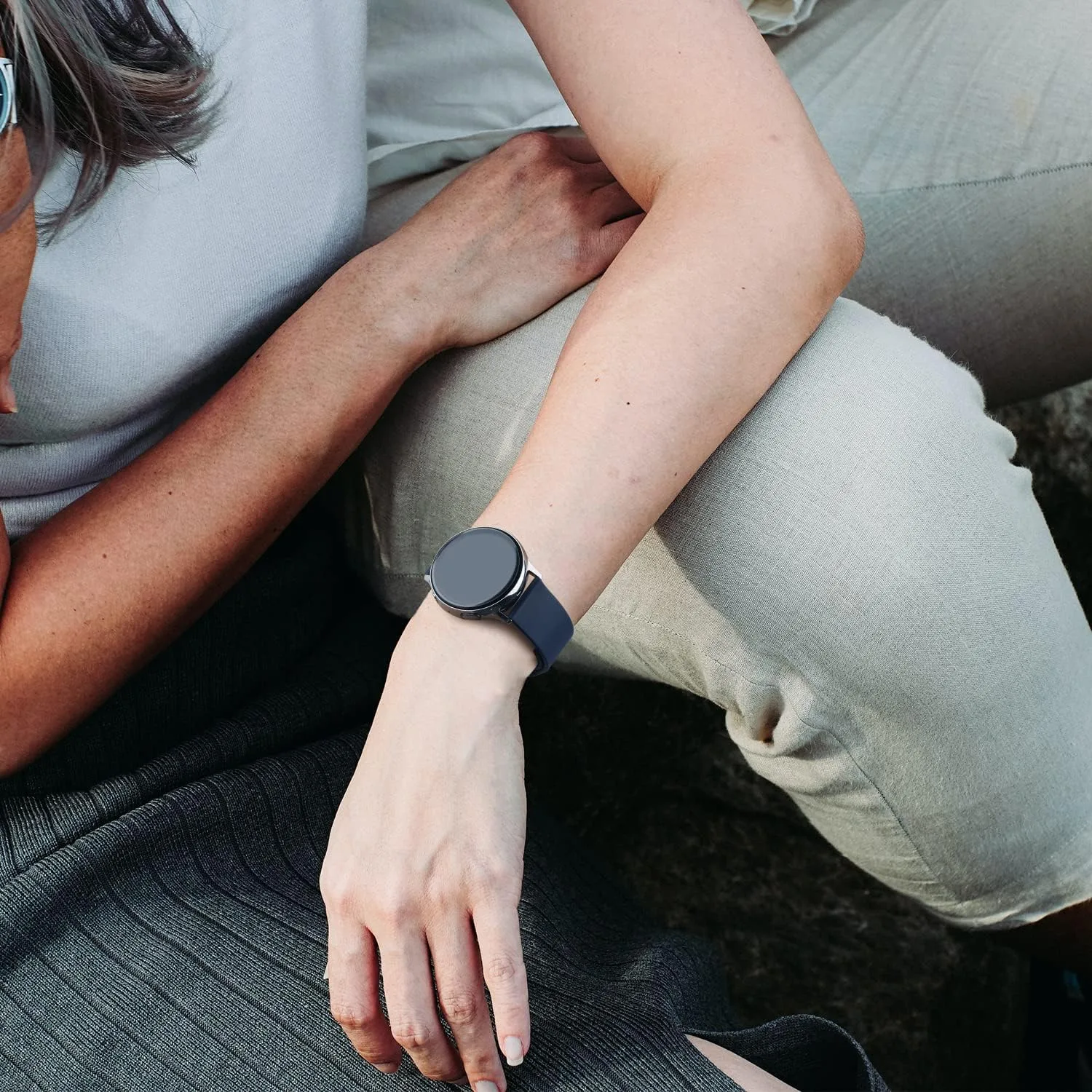 AK Band for Amazfit GTS 4 / GTS 4 Mini / GTS 3 / GTS 2 / GTS 2e / GTS 2 mini / GTS / GTR mini Bands, 20mm Soft Replacement Sport Strap for Amazfit Bip 3 / Bip 3 Pro / Bip U Pro / Bip / Bip Lite / Bip S / Bip S lite / Bip U Smart Watch Women Men