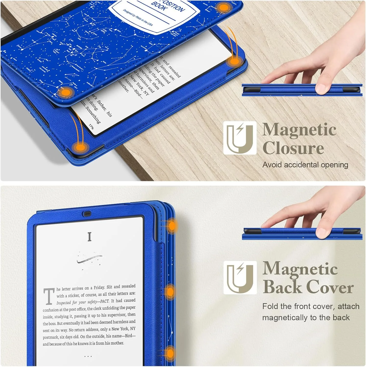 Fintie Case for 7"/6.8" Kindle Paperwhite 12th/11th Gen & Kindle Colorsoft