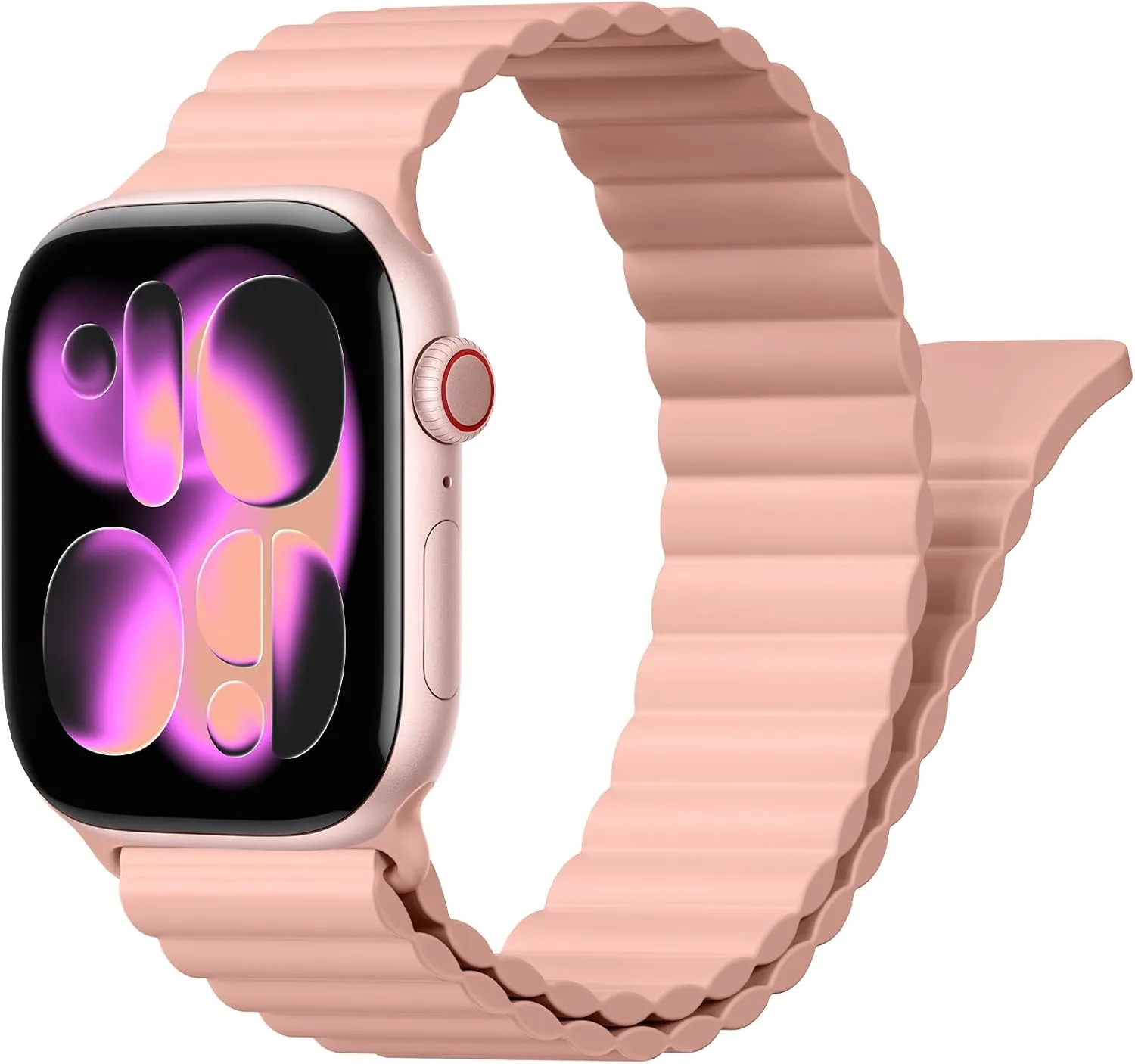 Correa magnética Sport para Apple Watch 38-49mm BXUXOHS silicona