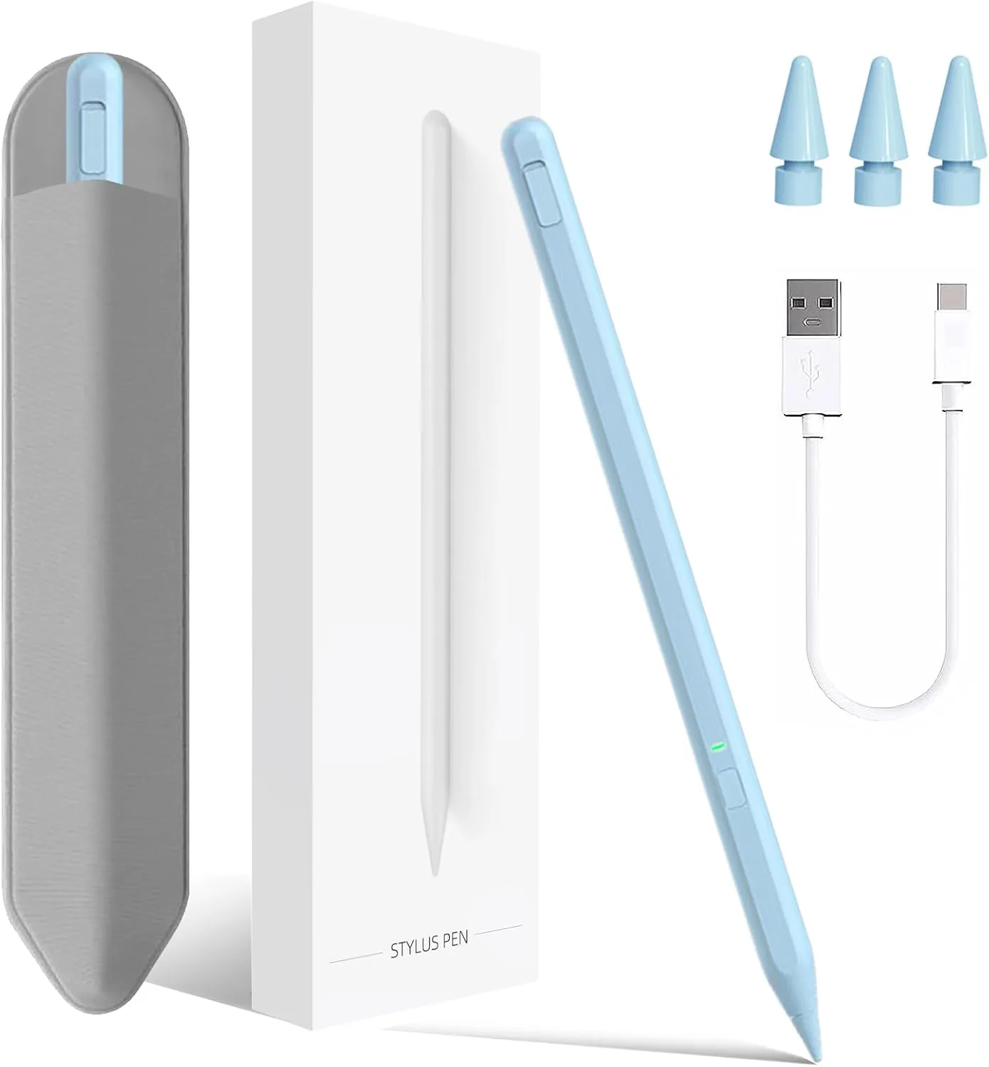 Stylus Pen for iPad 11th&10th Generation,Milikilo Pen with Pencil Holder,Palm Rejection,for Air11&13"(M2/M3), Pad Pro 11"&13"(M4),iPad 6-11th,iPad Pro 11"/12.9 ", iPad Air 3/4/5,Mini 5/6