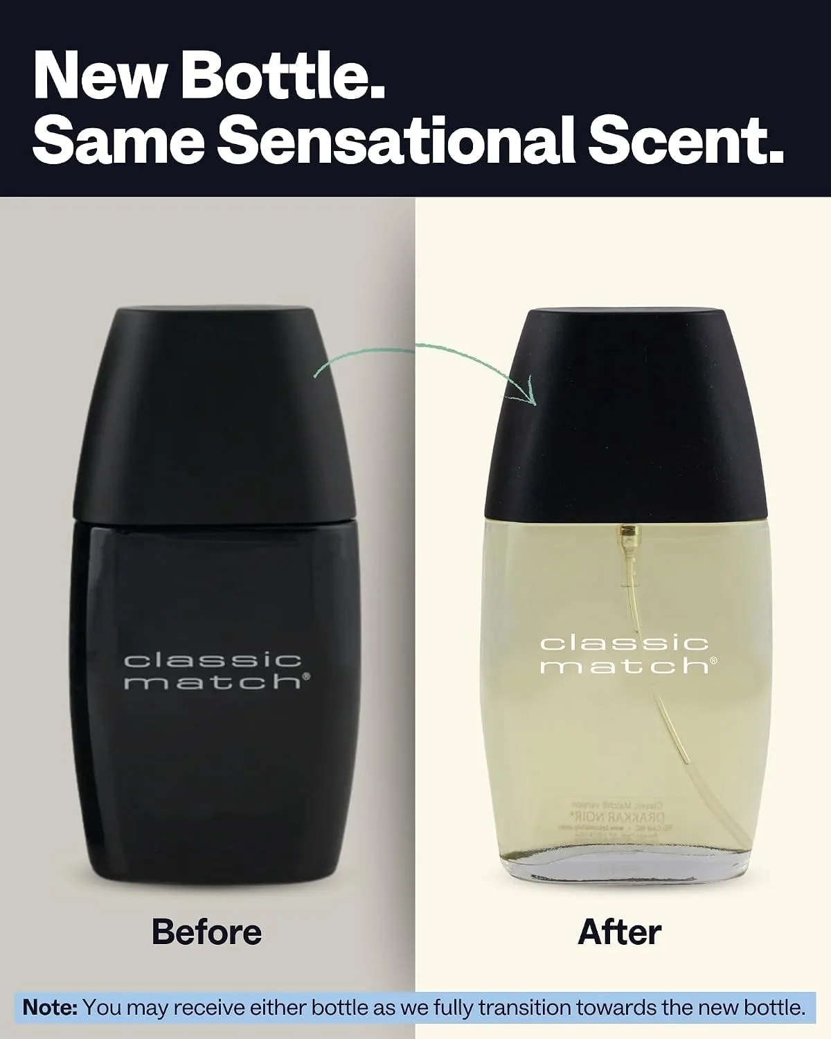 Belcam Beauty CM Noir Eau De Toilette Cologne for Men, 2.5 Fl Oz, Pack of 2