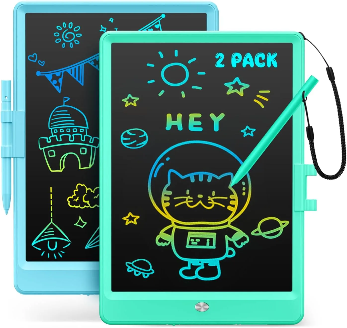 Kidopire LCD Writing Tablet, 2Pack Drawing Pad for Kids, Kid Doodle Board