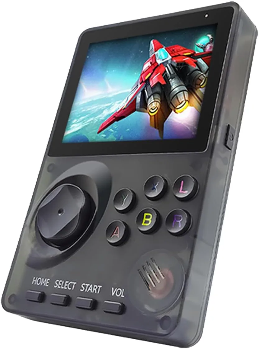 16 Bit Video Game Console for Kids Adults，2.8-inch Super Wide Lcb Preloaded 100 HD Handheld Game Console Seniors Electronic Game Player (Purple)