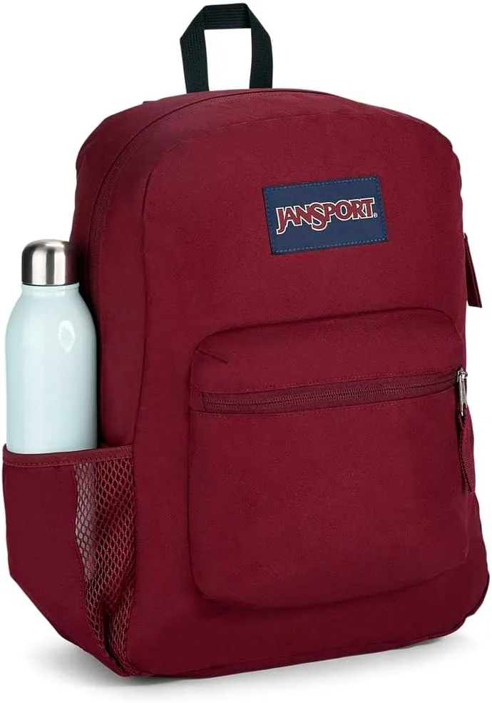 JanSport 26L Cross Town Backpack – 12 inch Daypack, Russet Red