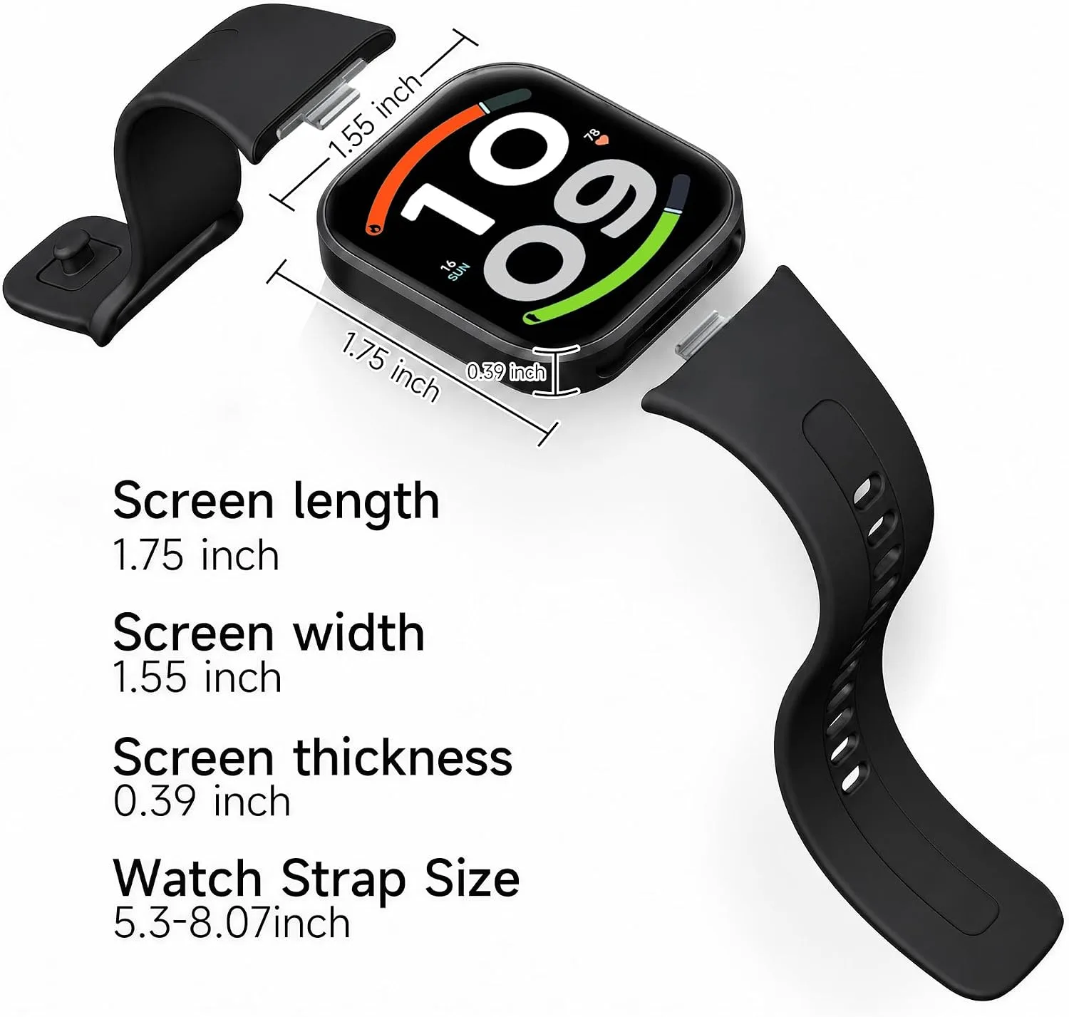 Xiaomi Redmi Smart Watch 6 Active Black