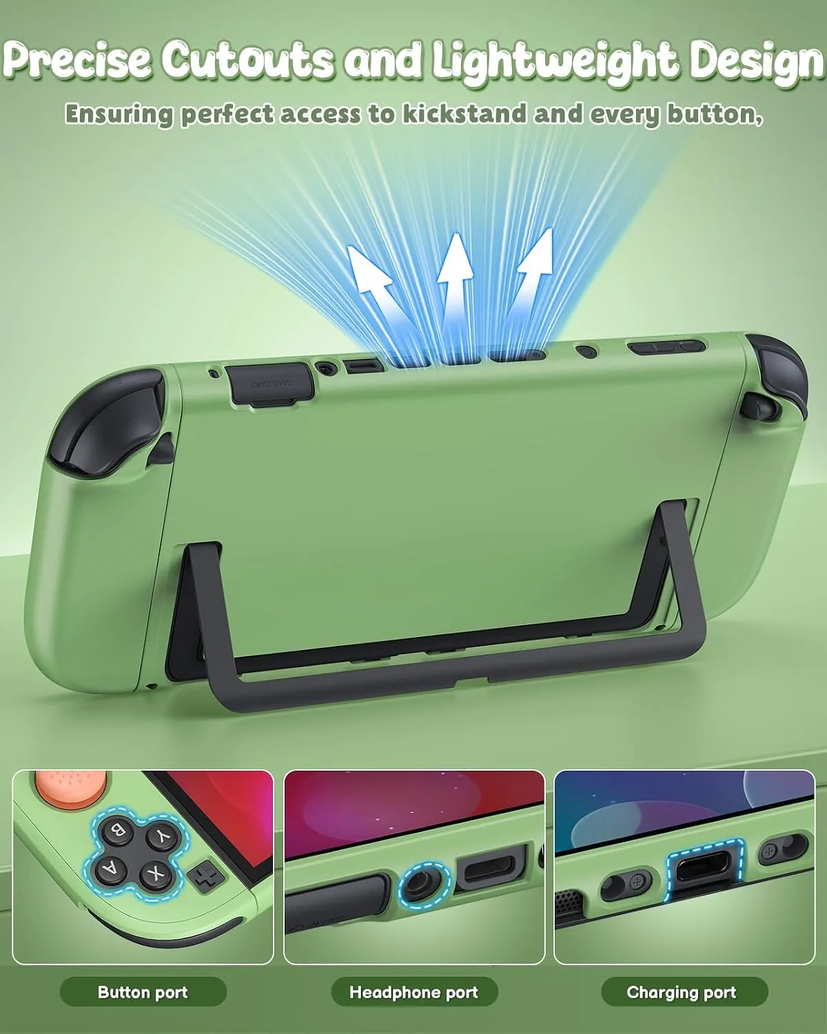 FYOUNG Switch 2 Cute Cover Case, Dockable Protective Shell for Nintendo 2