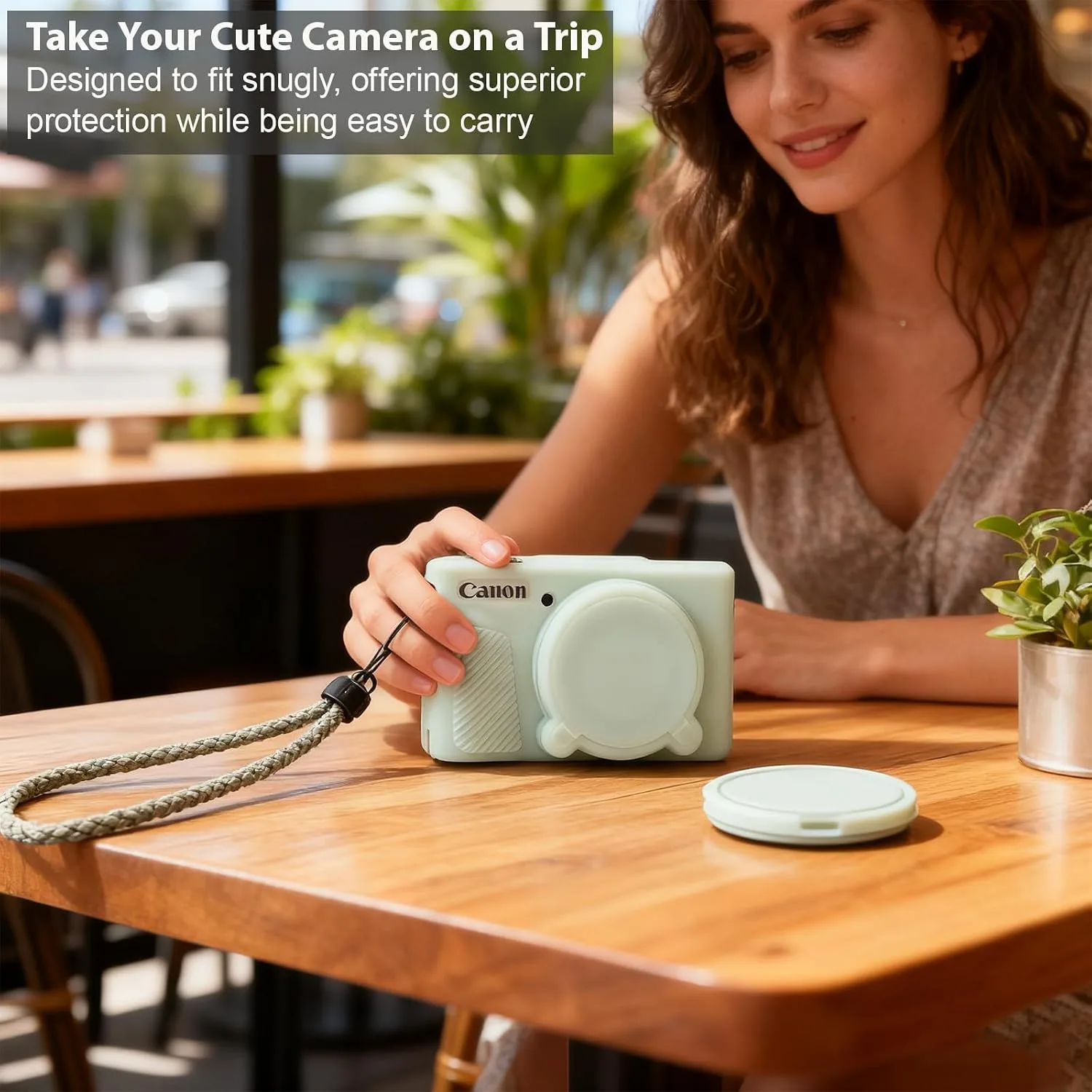 Case for Canon PowerShot SX740 HS, SX730 HS Camera - Jelly Green