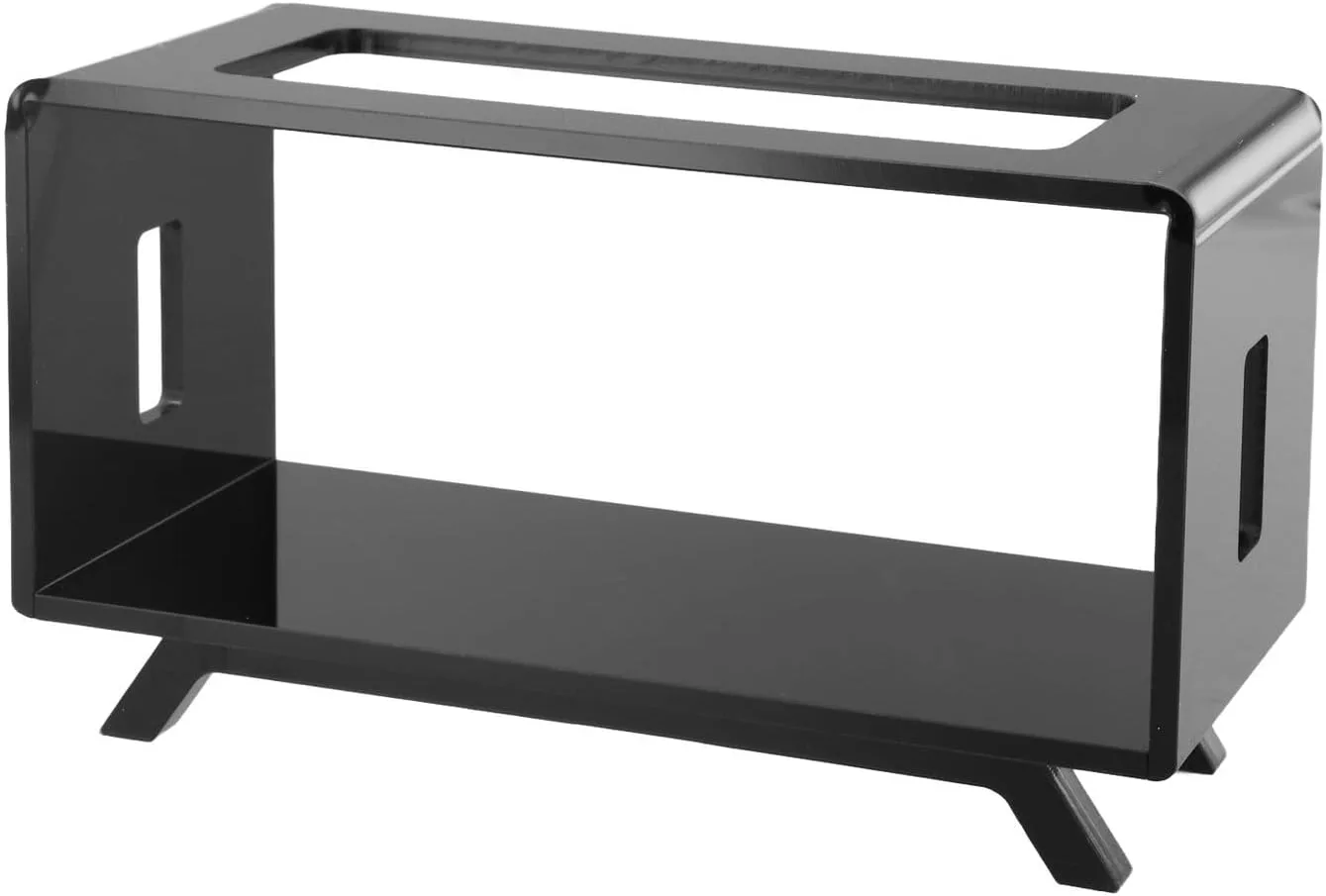 Desktop Speaker Stand Stable Display Holder Base for Marshall Emberton II for Marshall Middleton Audio Bracket Home Office Studio Decor Transparent Black(Is black)