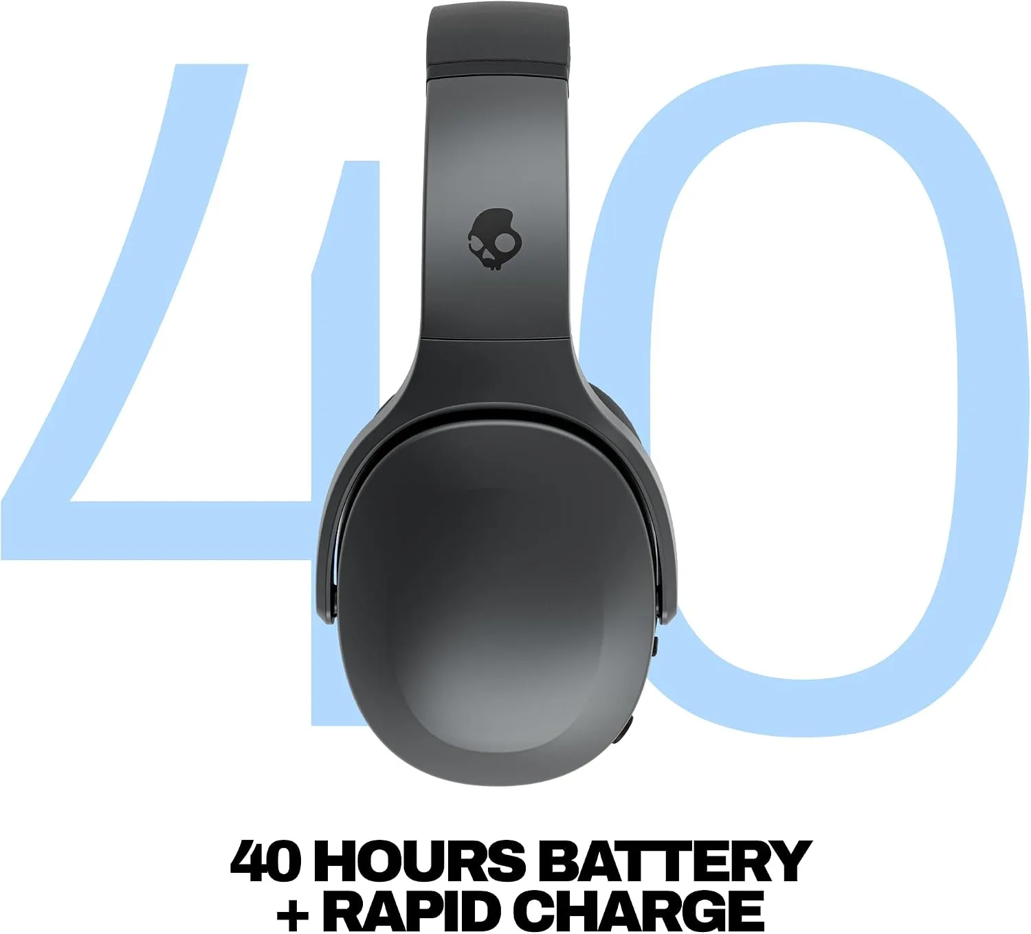 Skullcandy Crusher 540 Active Wireless Sensory Bass Headphones - True Black