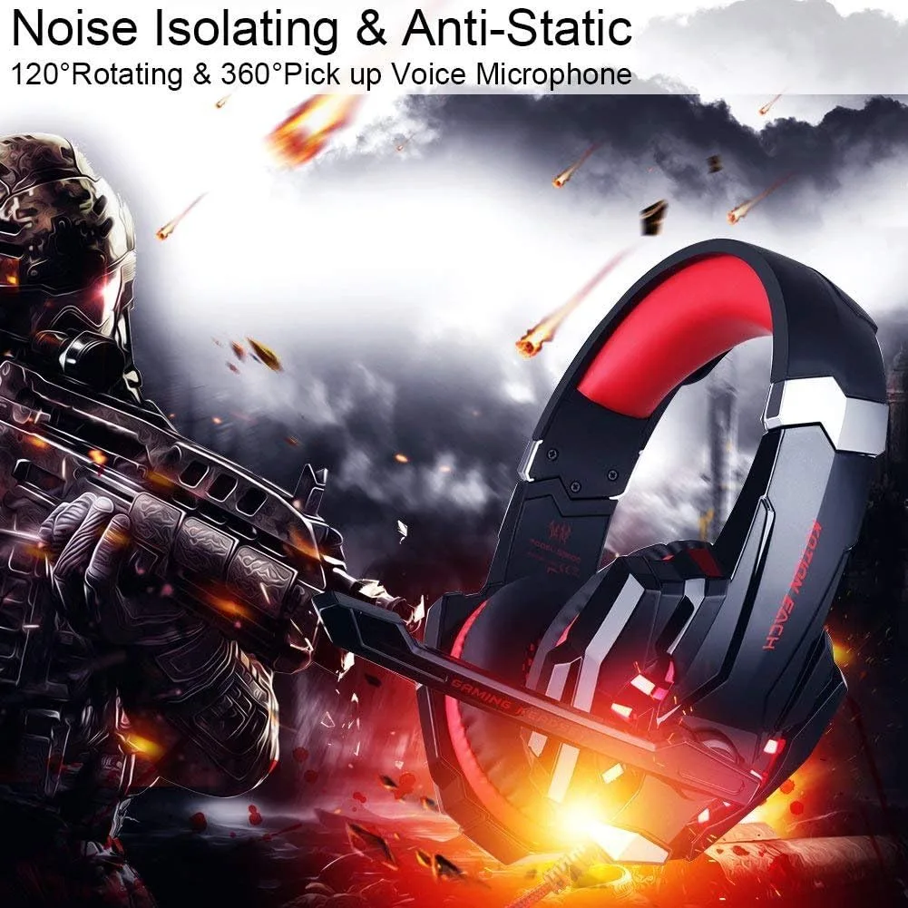 BlueFire Gaming Headset for PS5 PS4 PC, Wired Headphones with Mic