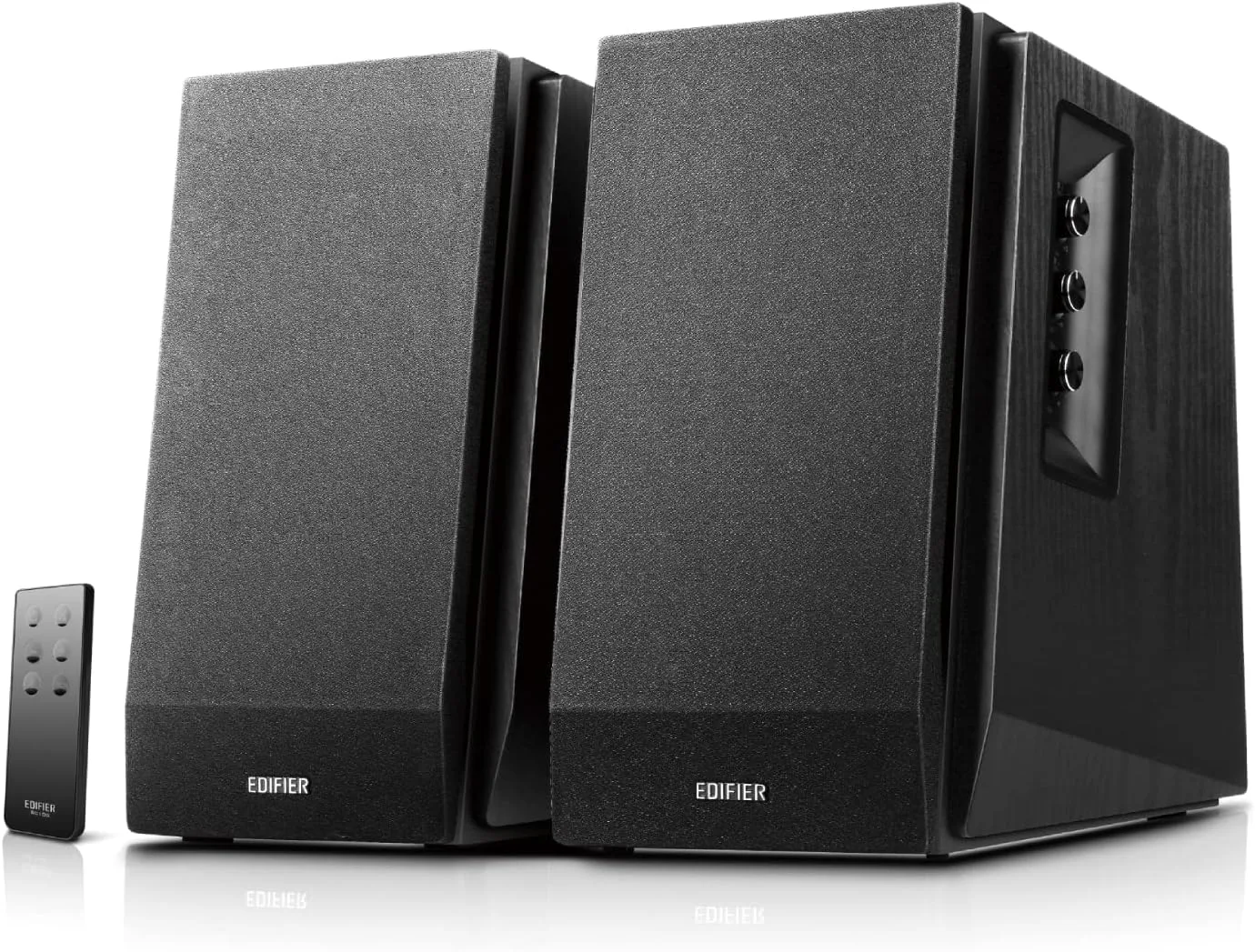 Edifier R1700BT Bluetooth Bookshelf Speaker - Active Near-Field Studio Monitors - Powered Speakers 2.0 Setup Wooden Enclosure 66w RMS (Black)