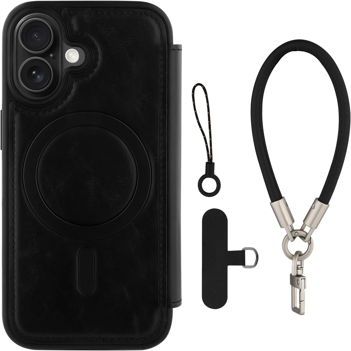 Wallet Phone Case Crafted for iPhone 17 Black