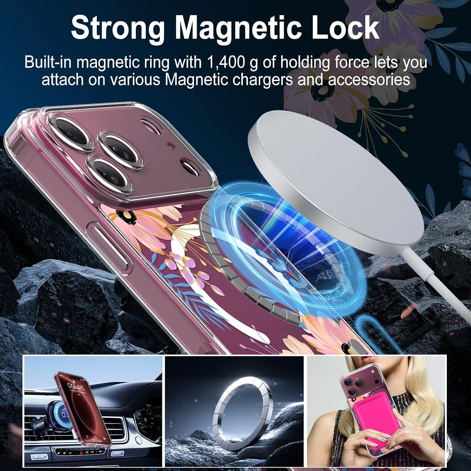 tharlet Magnetic Case Fit for iPhone 18 Pro, Compatible with MagSafe