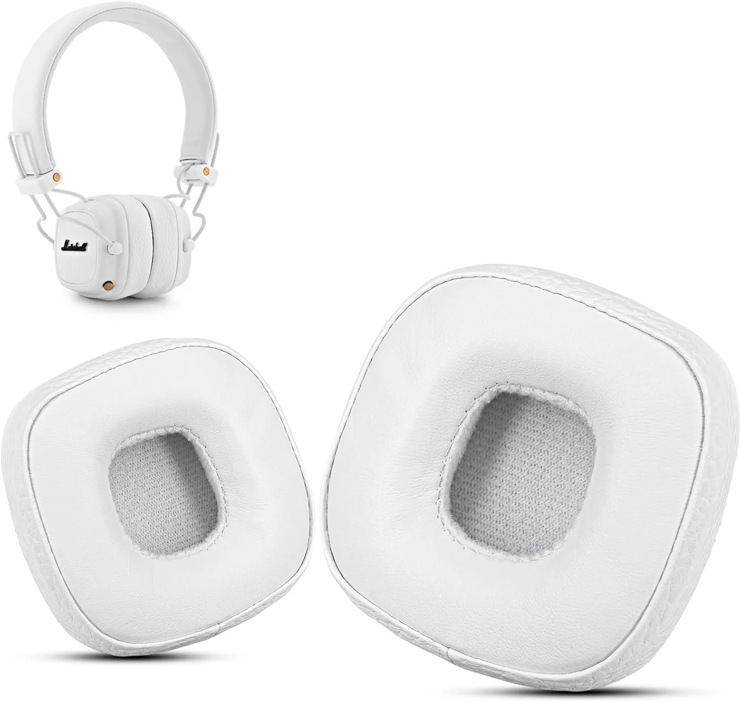 Krone Kalpasmos Marshall Major III/IV Replacement Ear Pads, Leather, White
