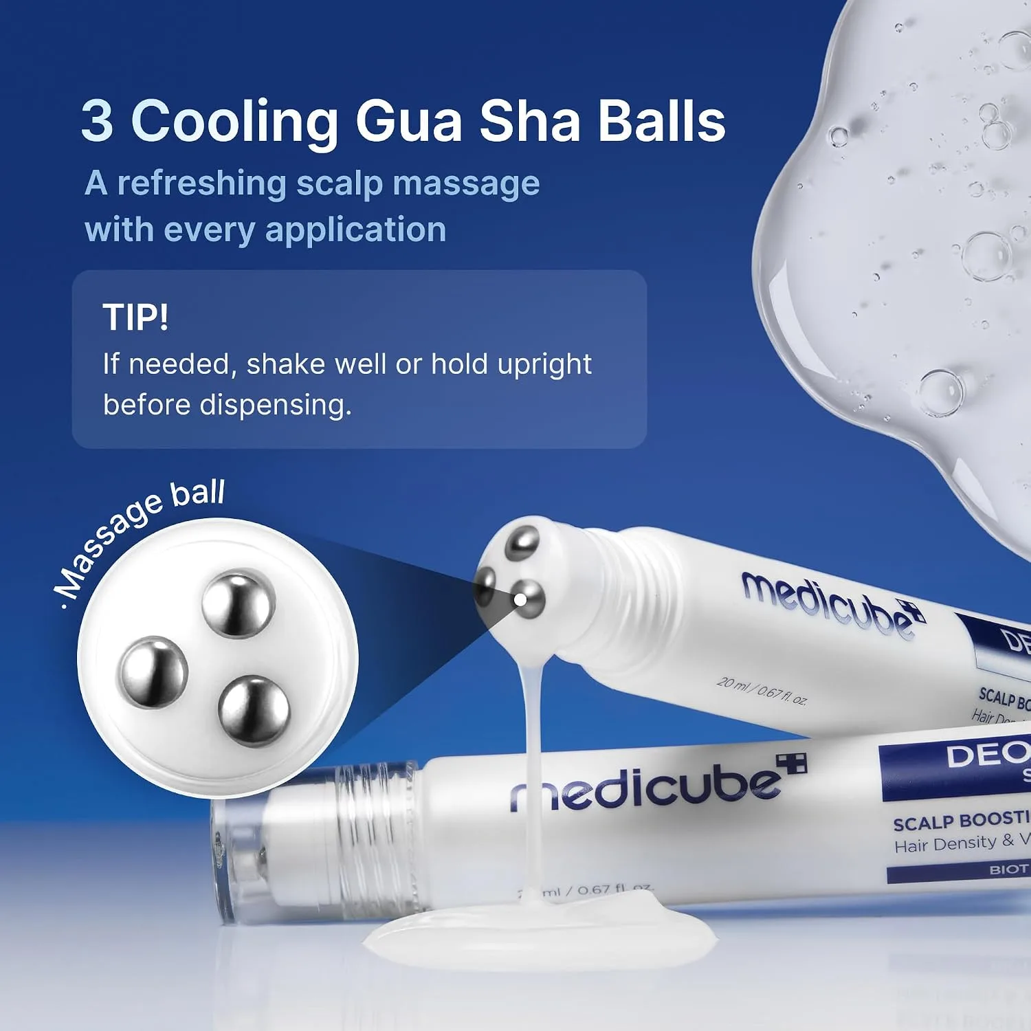 medicube Scalp Serum with Deoxyribose for Fuller Looking Hair