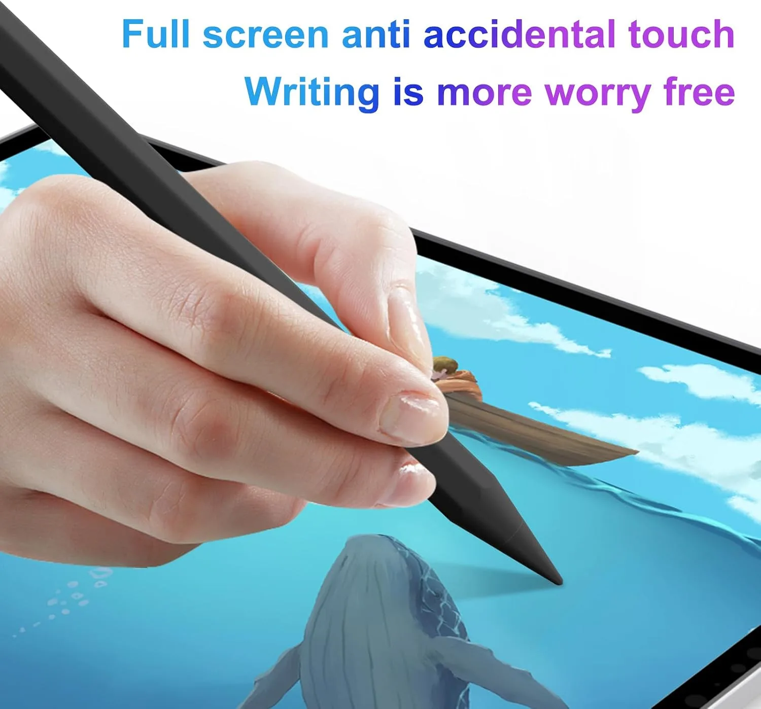 Stylus Pen for iPad 6th-11th Generation,Fast Charge Apple iPad Stylus Pencil with Palm Rejection,Compatible with 2018-2026 iPad 6/7/8/9/10/11 Gen, Pro 13"/12.9"/11"/M4, Air 3/4/5/M2, Mini 5/6