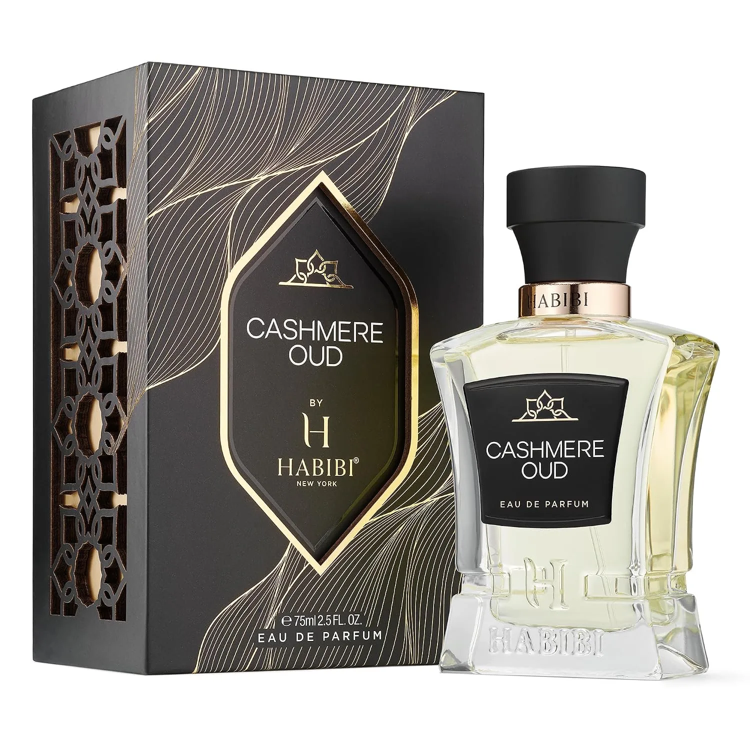 H HABIBI Cashmere Oud Perfume for Men Eau de Parfum 75 ml