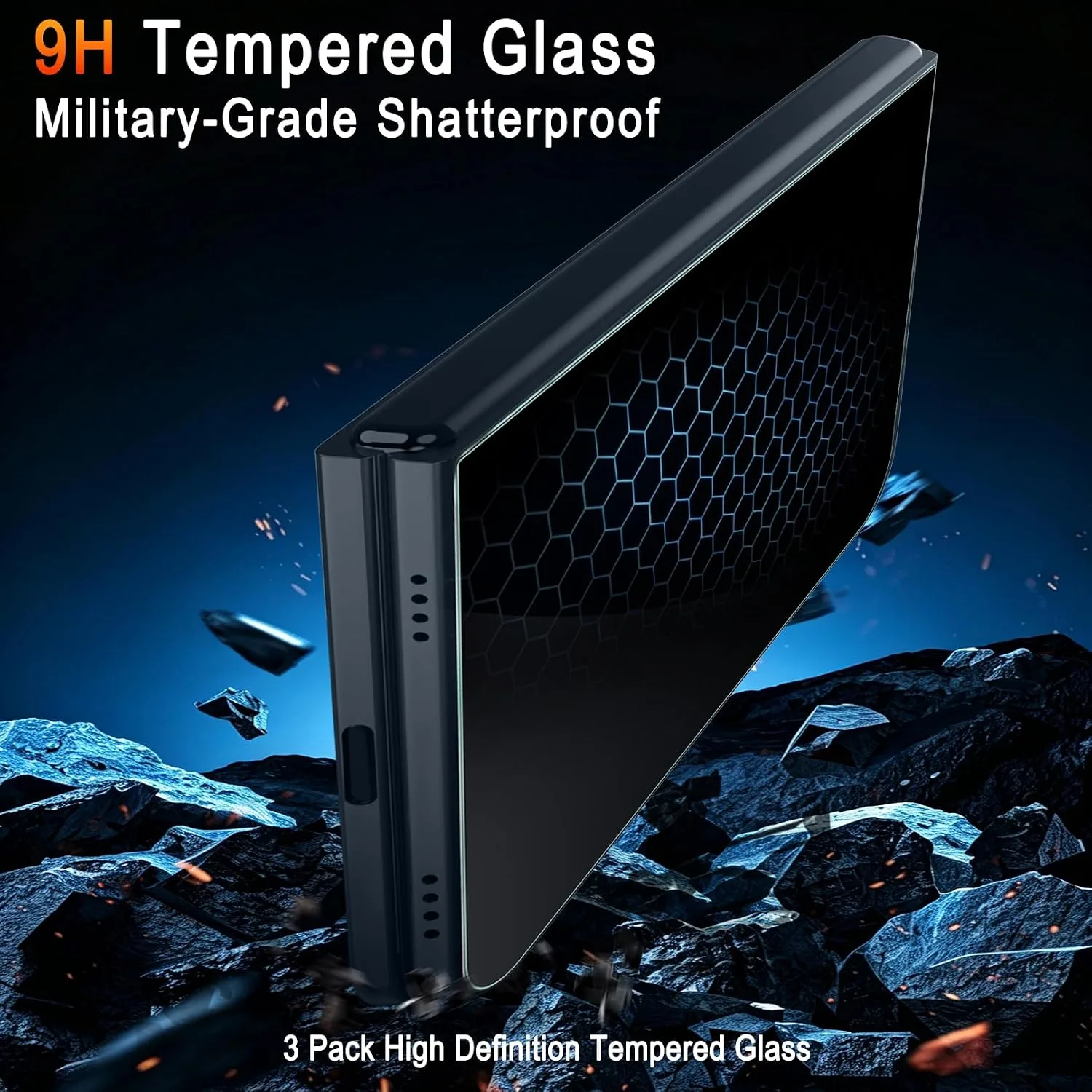 TZGZT 2 Pack Inner Screen Protectors for iPhone Duo, Tempered Glass Back
