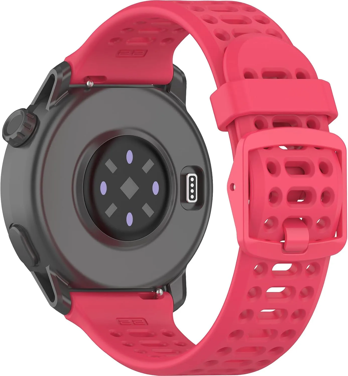 20mm 22mm Sport Silicone Bands for COROS PACE 4/3/APEX 2 Pro/PACE 2