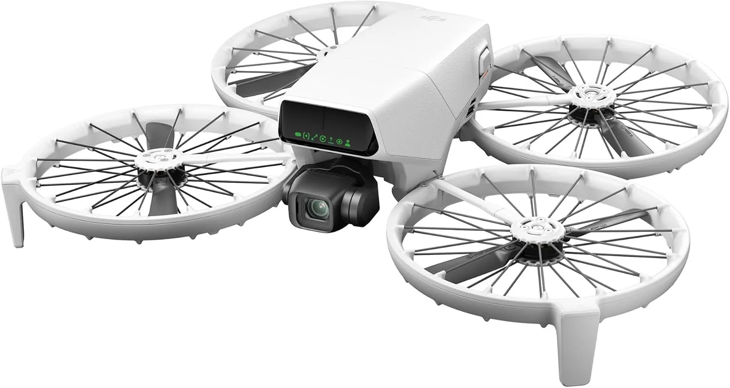 DJI Flip (RC-N3), Drone With 4K UHD Camera for Adults, Under 249 g, 3-Axis Gimbal Stabilization, 44000ft/13km Video Transmission, Palm Takeoff, Auto Return, Intelligent, 31-Min Flight Time