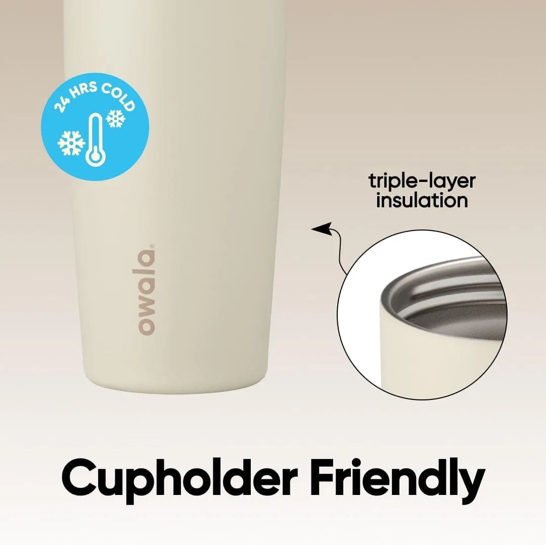 Owala FreeSip Sway - Stainless Steel - 30-oz. - Tan (Lightly Toasted)
