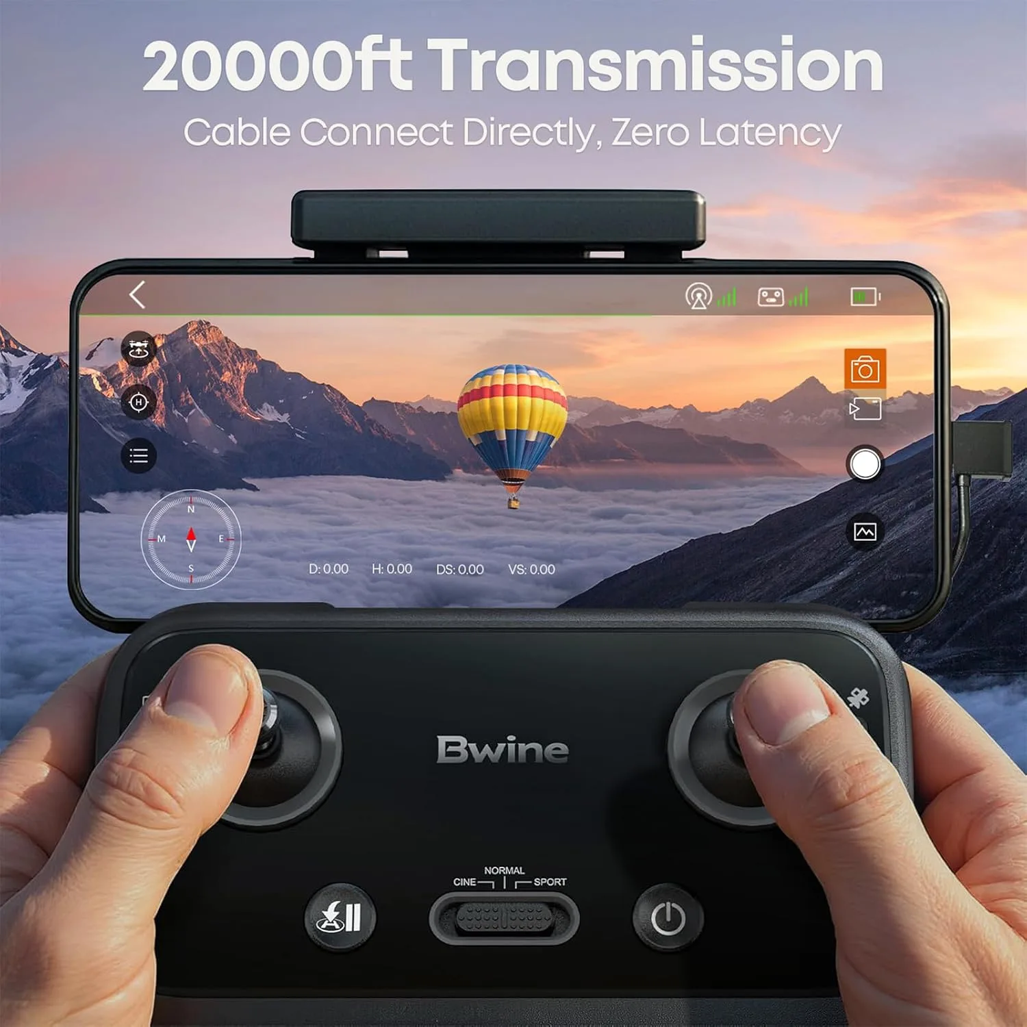 Bwine F7MINI 4K Video 8K Photo Drones with Camera for Adults 3-Axis Gimbal
