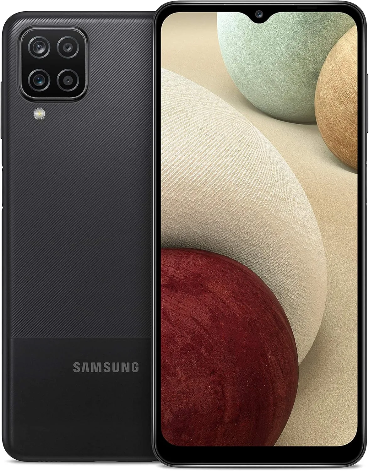 Samsung Galaxy A12, 32GB, Black - Unlocked (Renewed)