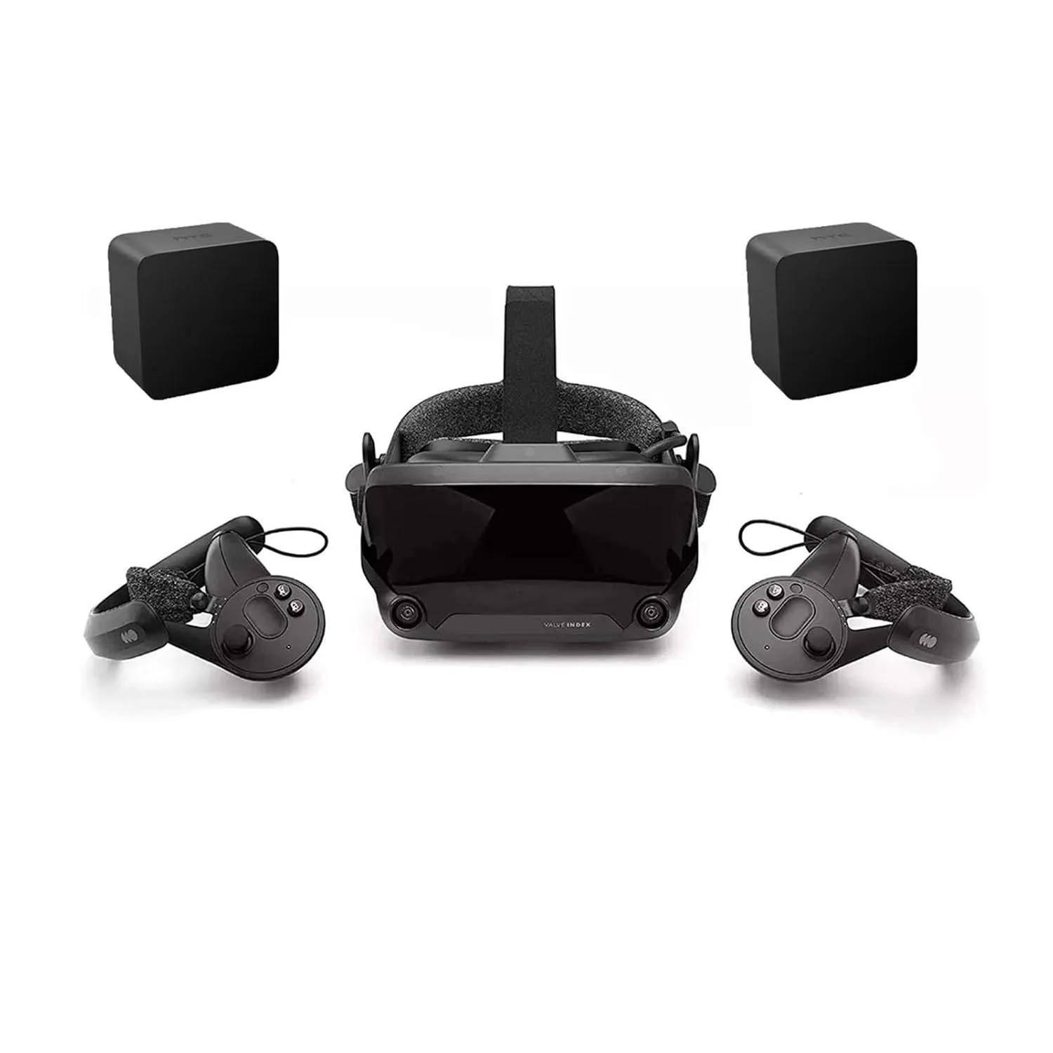 Valve Index Full VR Kit Headphone Base Station Controller Steam VR Game Controller，Compatible With HTC Vive/Vive Pro, Suitable For VR Enthusiasts And Specialized PC Game Players.(Full kit 1.0 station)