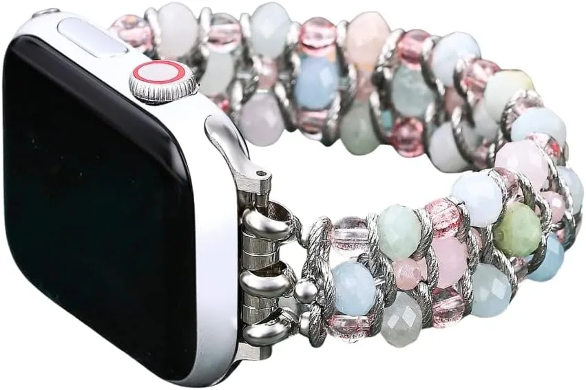 Correa para Smartwatch Cape Diablo para Mujer con Piedra Natural Compatible con Apple 38mm-45mm