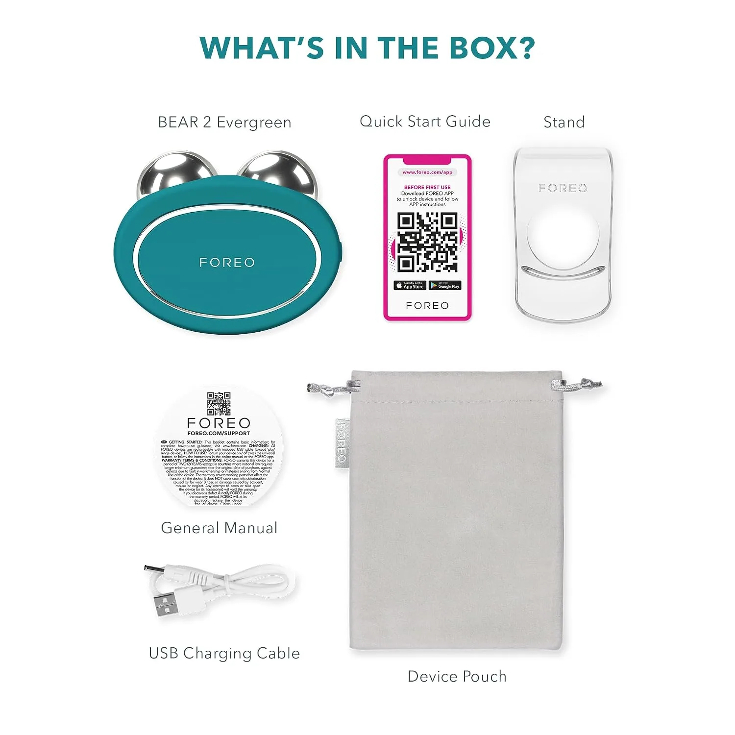 FOREO Bear 2 Advanced Microcurrent Facial Device - Lifting & Toning