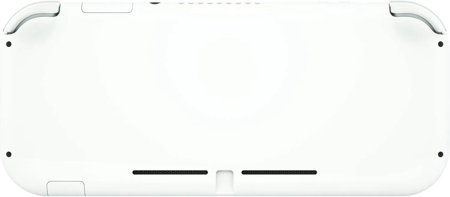 eXtremeRate White DIY Replacement Shell for Nintendo Switch Lite, NSL Handheld Controller Housing with Screen Protector, Custom Case Cover for Nintendo Switch Lite [Console NOT Included]
