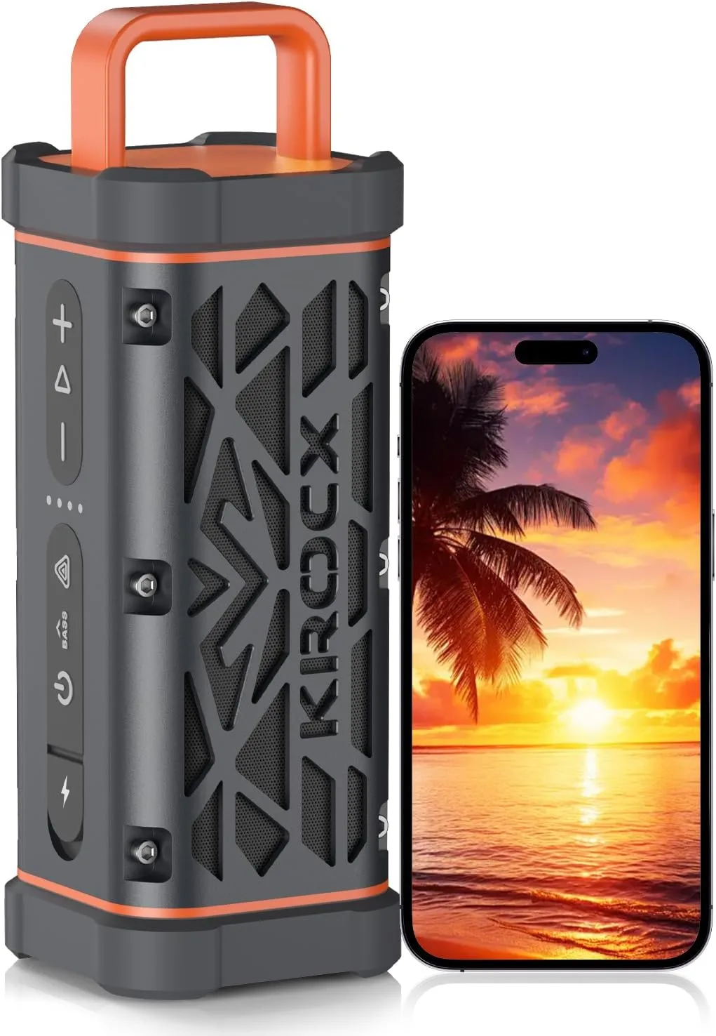 TRAVOR Rugged Magnetic Bluetooth Speaker for Golf Cart & Outdoor