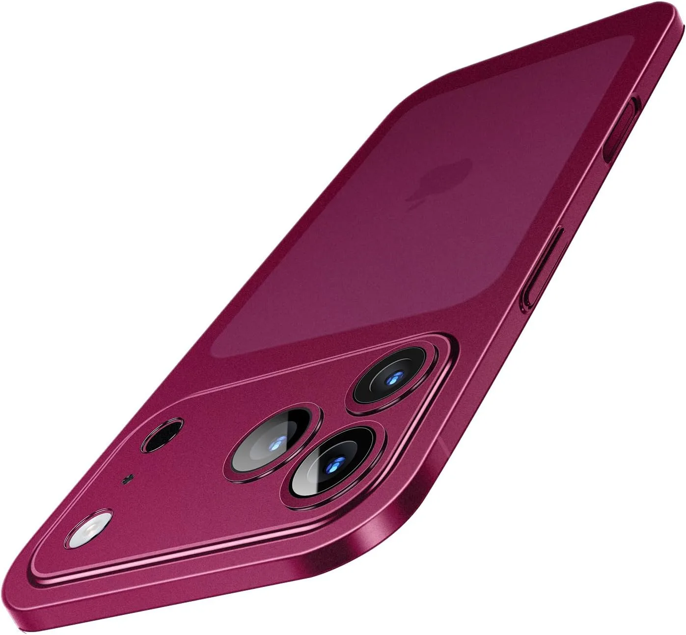 Dataroad for iPhone 18 Pro Slim Case,0.2mm Fit [Paper-Thin] Lightweight Case Translucent Matte PP Back Cover Protection[Anti-Fingerprints&Yellowing],Compatible with iPhone 18 Pro 6.3Inch-Wine Red