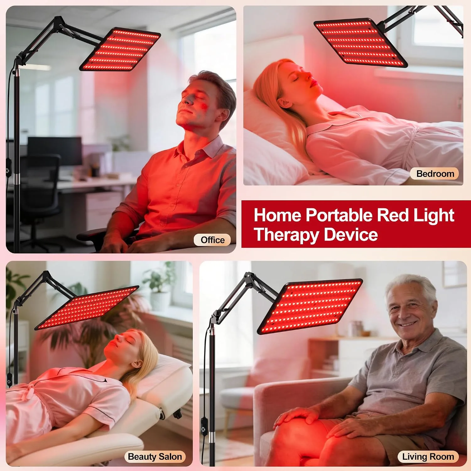 Morfone Red Light Therapy for Body Face Tri-Wavelength 660nm, 850nm, 940nm