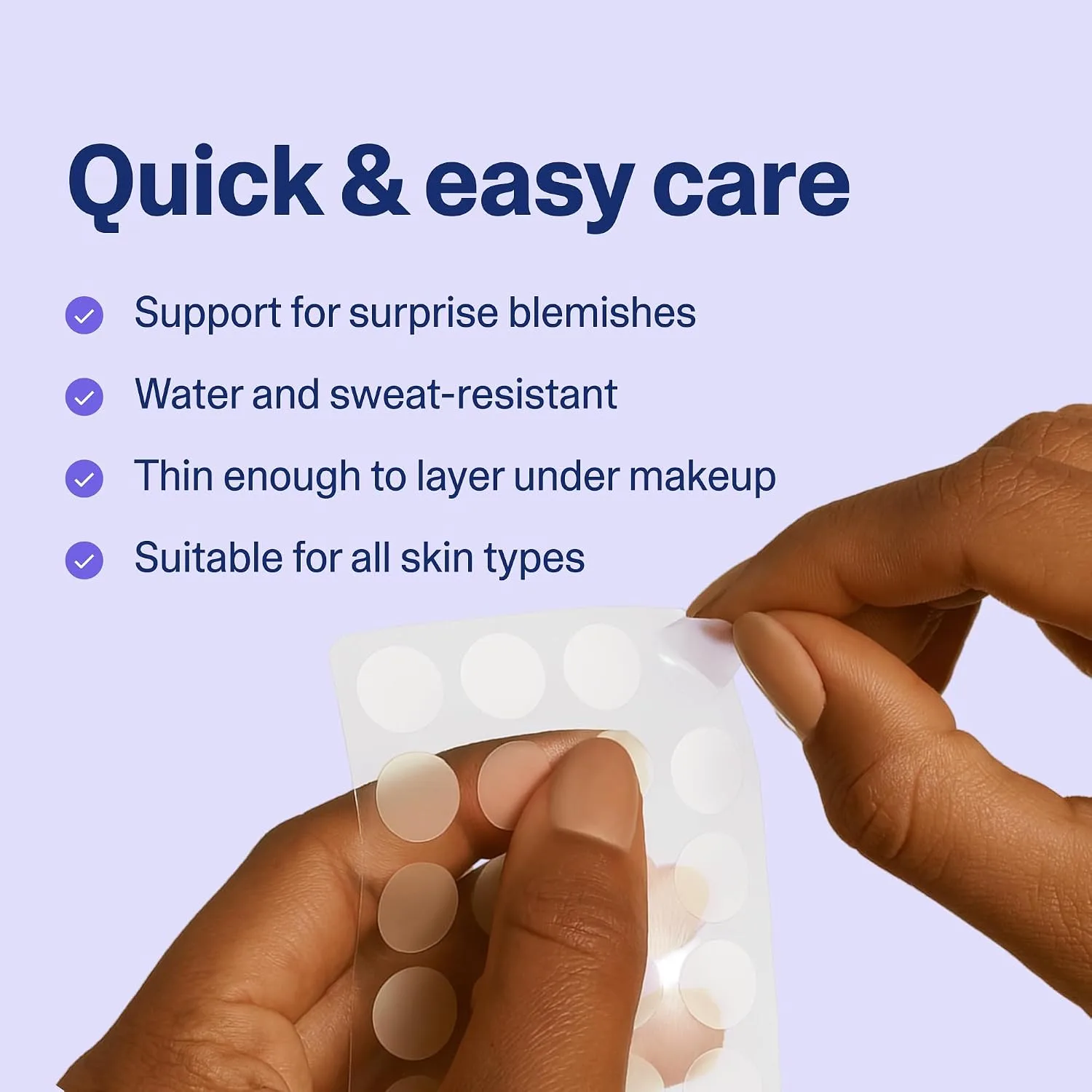 Curology Clear Pimple Patches for Face, Hydrocolloid Acne Spot Stickers