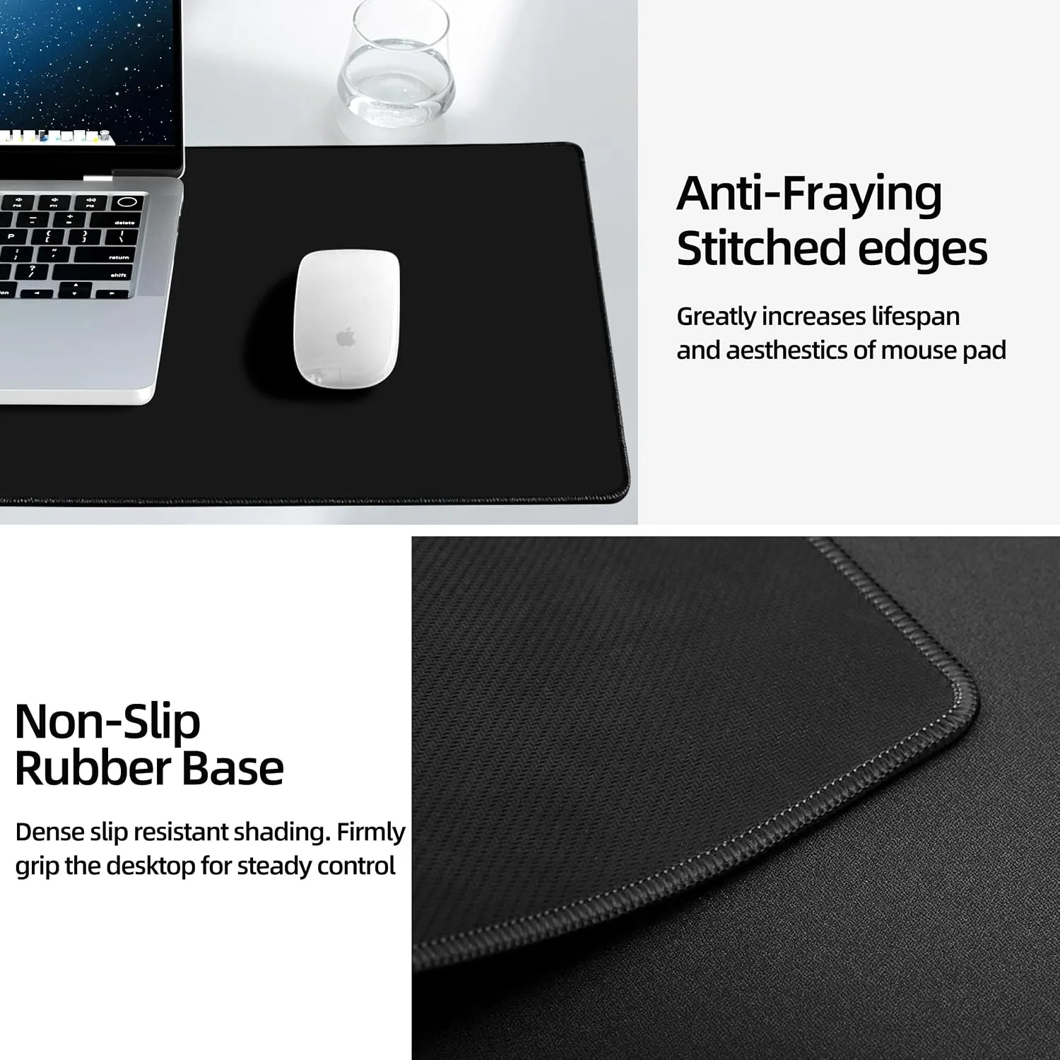 Wireless Charging Mouse Pad, Gaming Desk Mat with 20W Adapter, 31.5"x15.7"