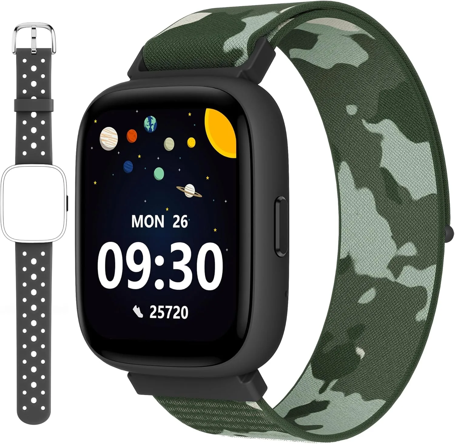 BIGGERFIVE Smart Watch for Kids, 1.8" Fitness Tracker Watch with Pedometer