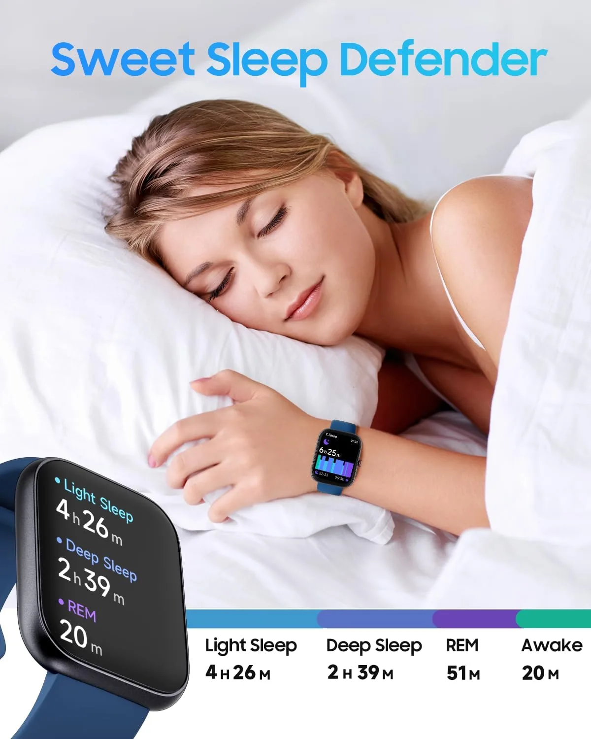 1.91" Smart Watch for Men Women with ALEXA, Fitness Watch for Android iOS
