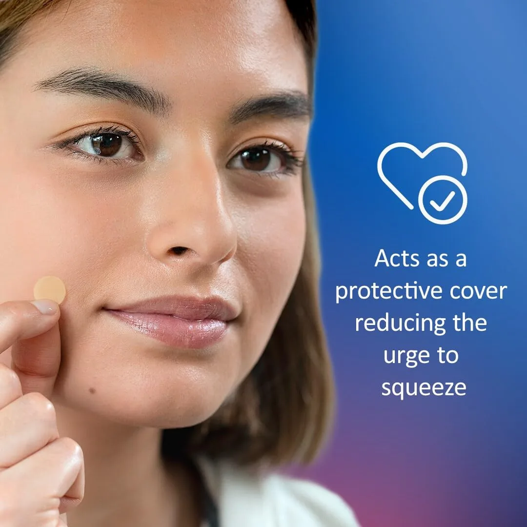 Nexcare Acne Cover, Skin Cover Absorbs Pus and Oil From Clogged Pores, Suitable Skincare for Most Skin Types - 108 Acne Covers