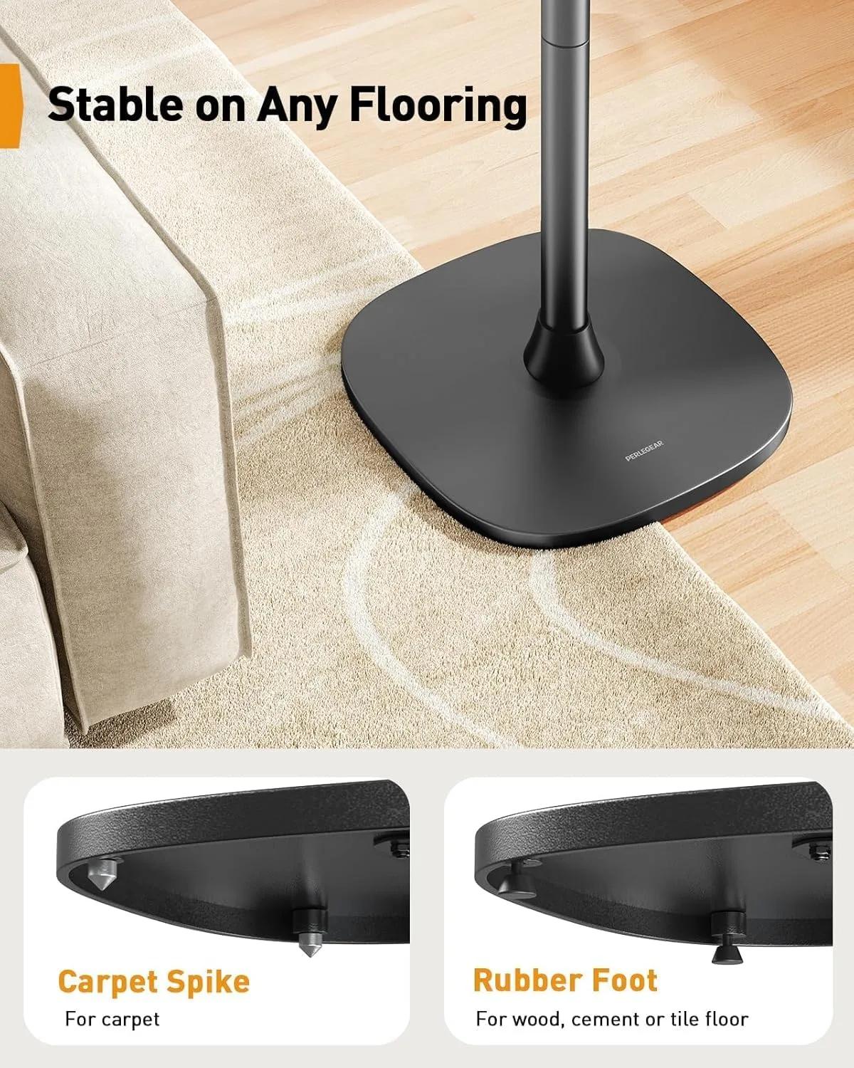 Perlegear Speaker Stand for Sonos Era 300, Holds up to 13.2 lbs, 1 Pair