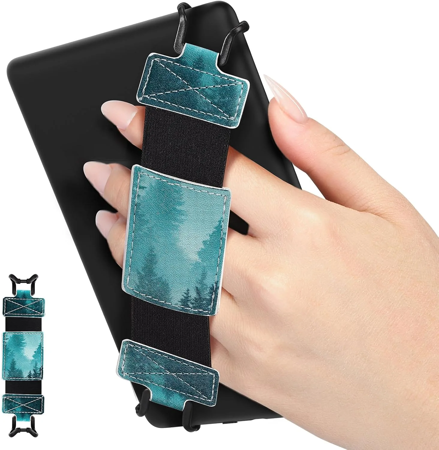 Soporte de mano MoKo para Kindle y tablets 6-8 pulgadas Verde Bosque