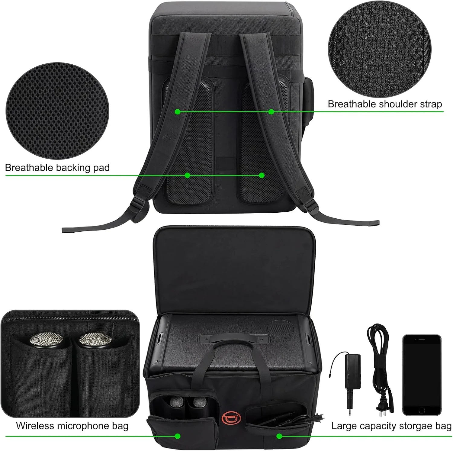 Carrying Case Travel Cover Compatible with Marshall Bromley 450