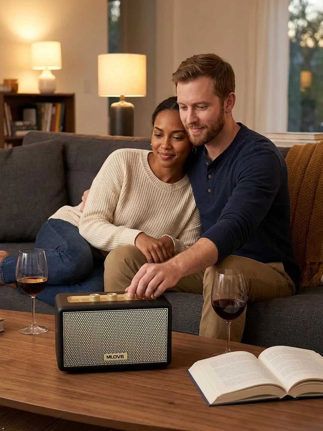 MLOVE A200 Retro Bluetooth Speaker for Home