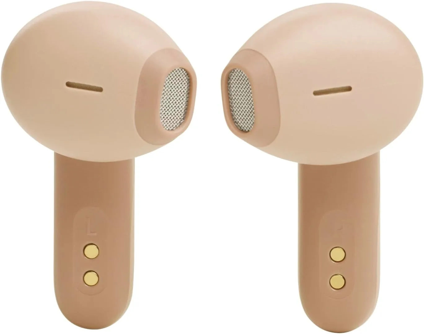 JBL Vibe Flex True Wireless Earbuds – Bluetooth Earphones with Deep Bass Sound, IP54 Water & Dust Resistant, Long Battery Life, Voice Assistant Compatible, Open-Ear Design (Beige)